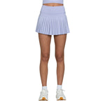 Women’s Pleated Tennis Skirt Gold Hinge - LAVENDER FIELDS