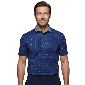 Men's Running Wolf Golf Polo Shirt