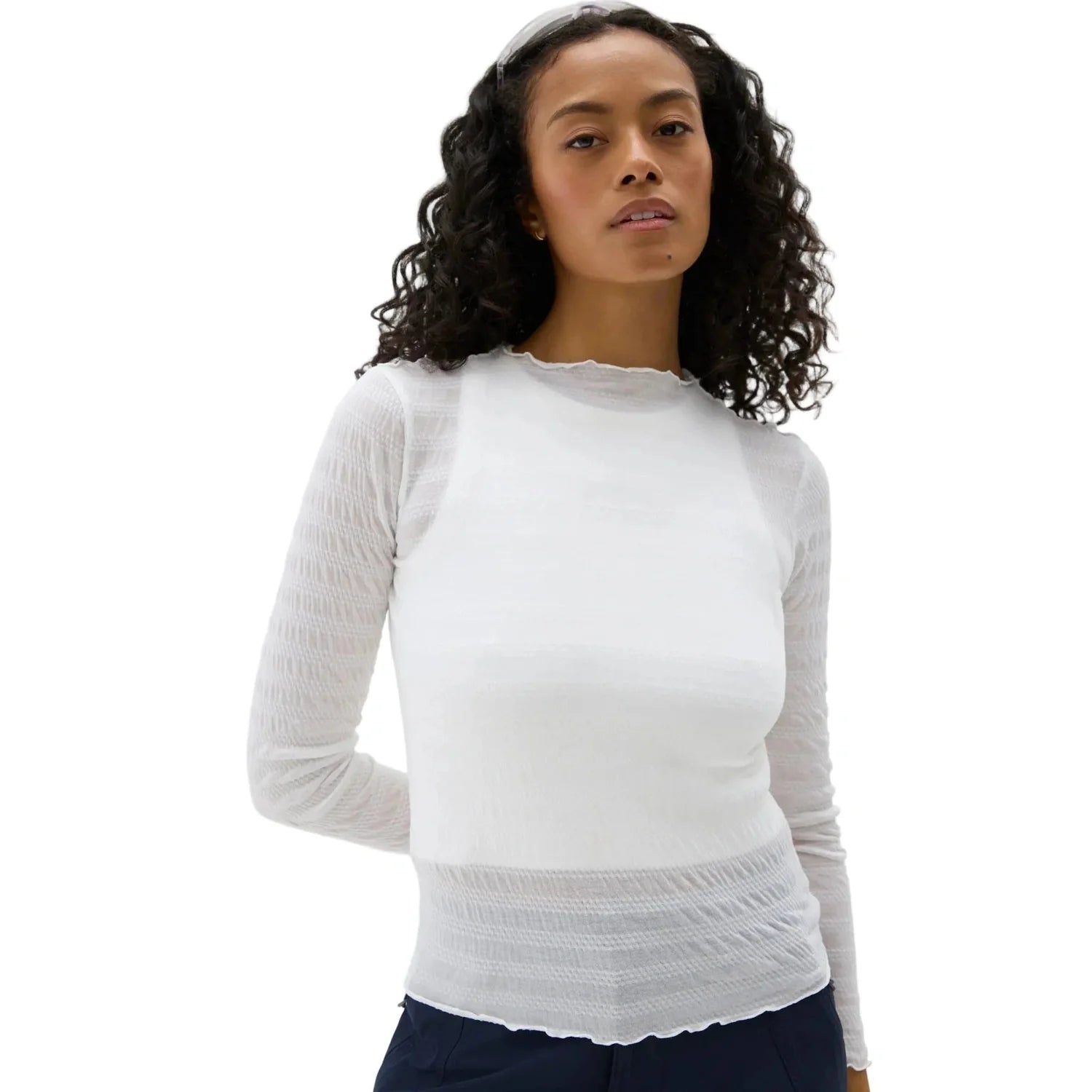 Women’s Ynes Top Halfdays - WHITE / XXS