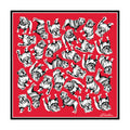 Sic 'Em Gameday Scarf in Red, flat