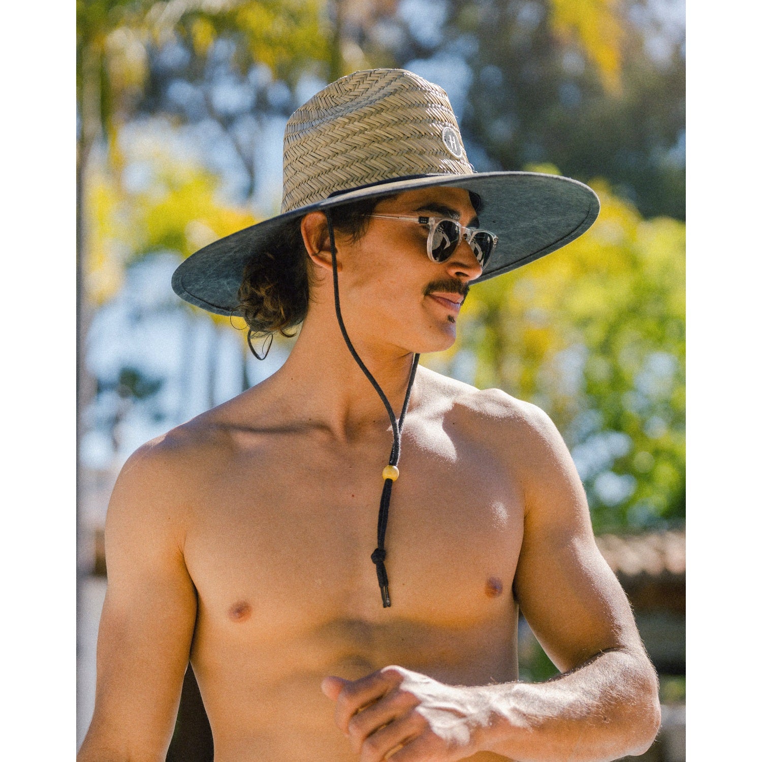 UPF 50+ Lifeguard Straw Hat Hemlock