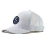 HC Circle Sunrise Trucker | Solid White High Country
