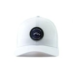 HC Circle Sunrise Trucker | Solid White High Country