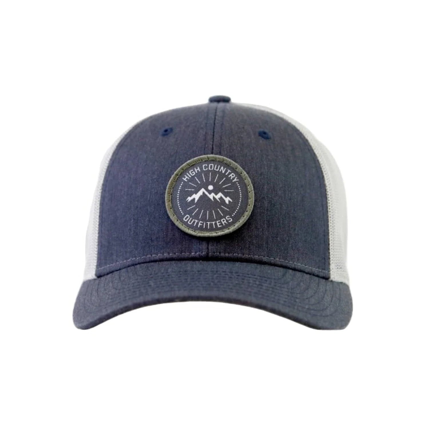 HC Circle Sunrise Trucker | Split Navy High Country