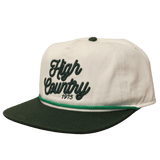 HC Rope Stitch Hat High Country Outfitters - CREAM|FOREST