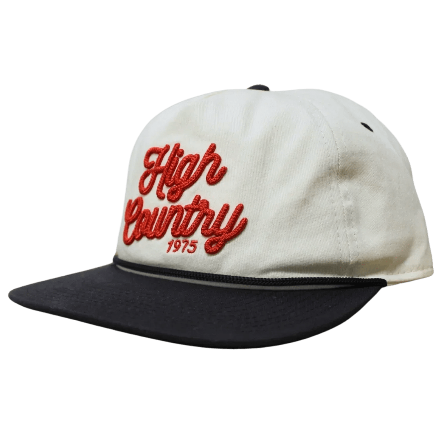 HC Rope Stitch Hat High Country Outfitters - CREAM|NAVY