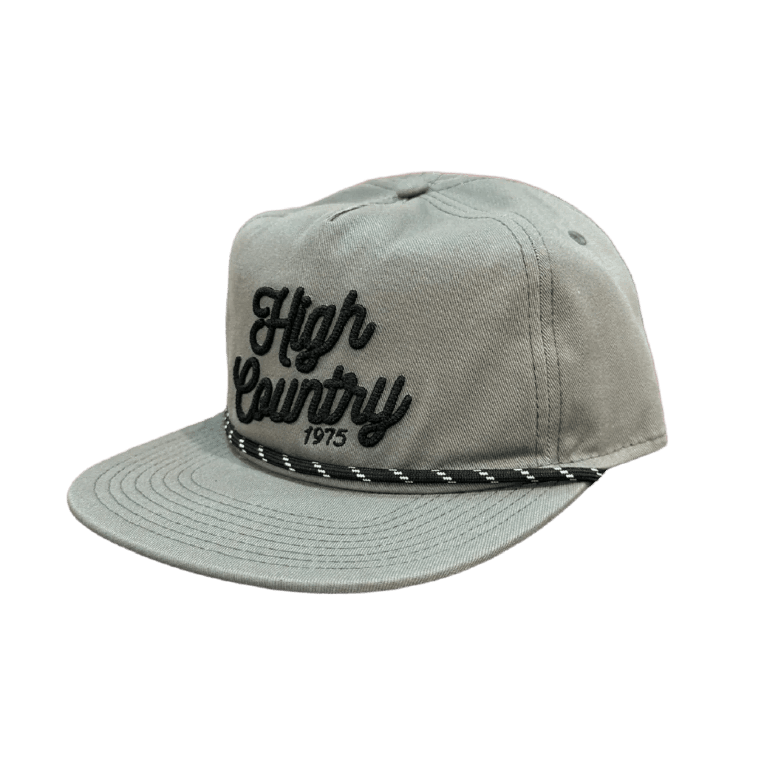 HC Rope Stitch Hat High Country Outfitters - SLATE | LATTE