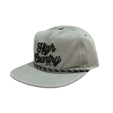 HC Rope Stitch Hat High Country Outfitters - SLATE | LATTE