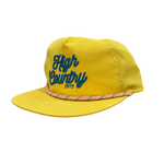 HC Rope Stitch Hat High Country Outfitters - YELLOW