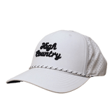 HC Script Hat High Country Outfitters - SOLID WHITE