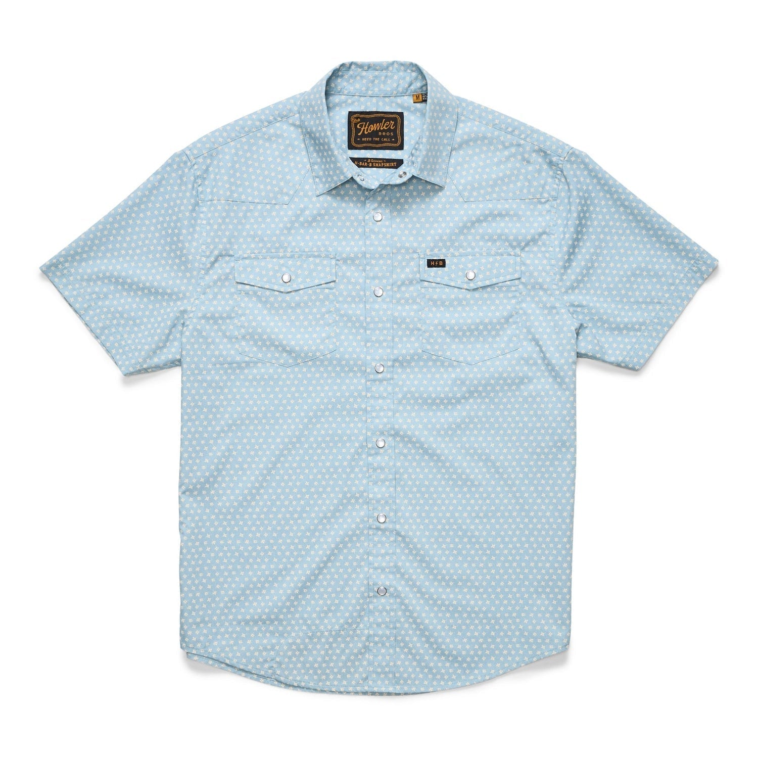 Men’s H Bar B Snapshirt Howler Bros - VINTAGE GRID FLORAL