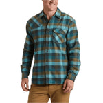 Men’s Harker’s Flannel Howler Bros - GRICE PLAID | AQUAPOOL
