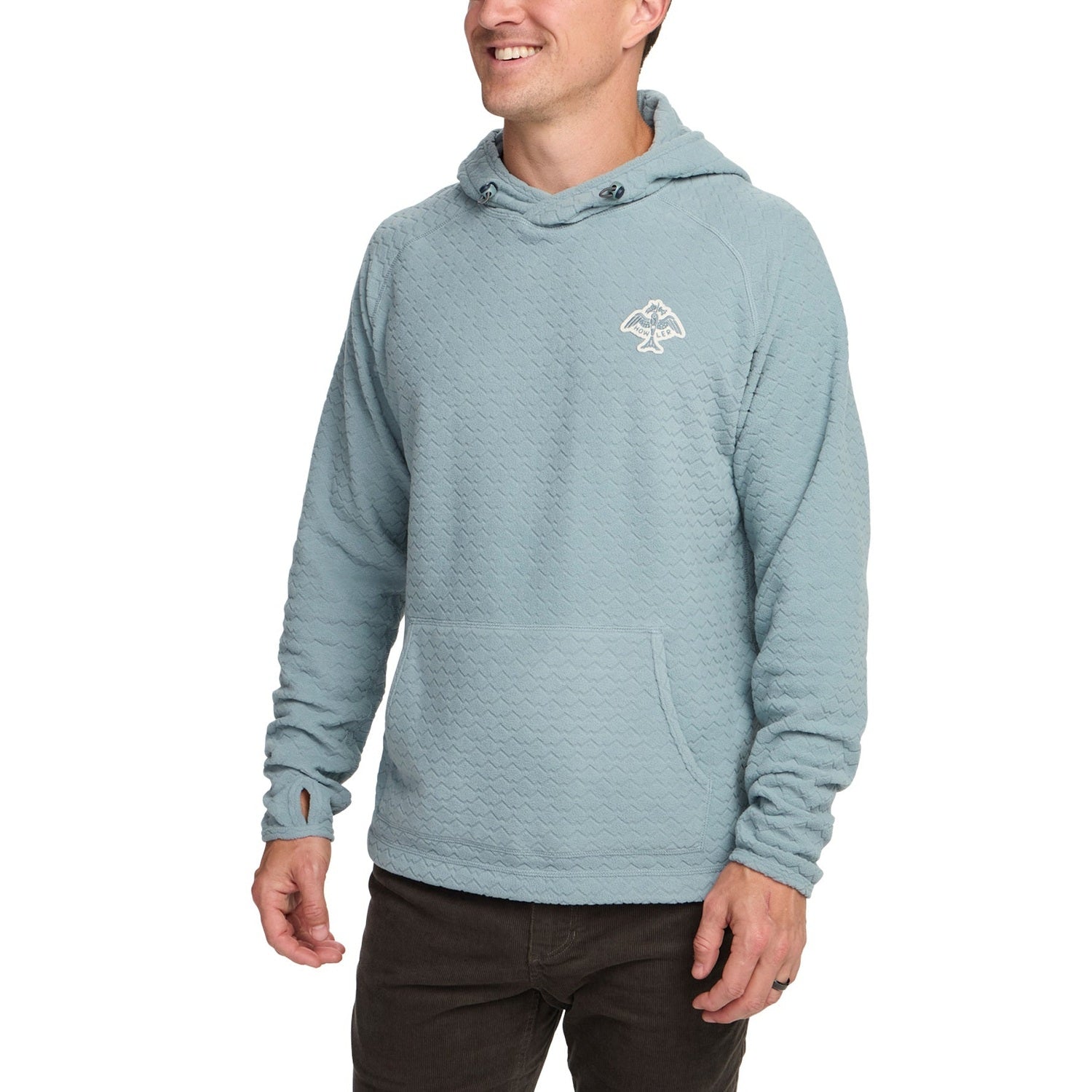 Men’s Palo Duro Grid Fleece Hoodie Howler Bros - MOUNTAIN