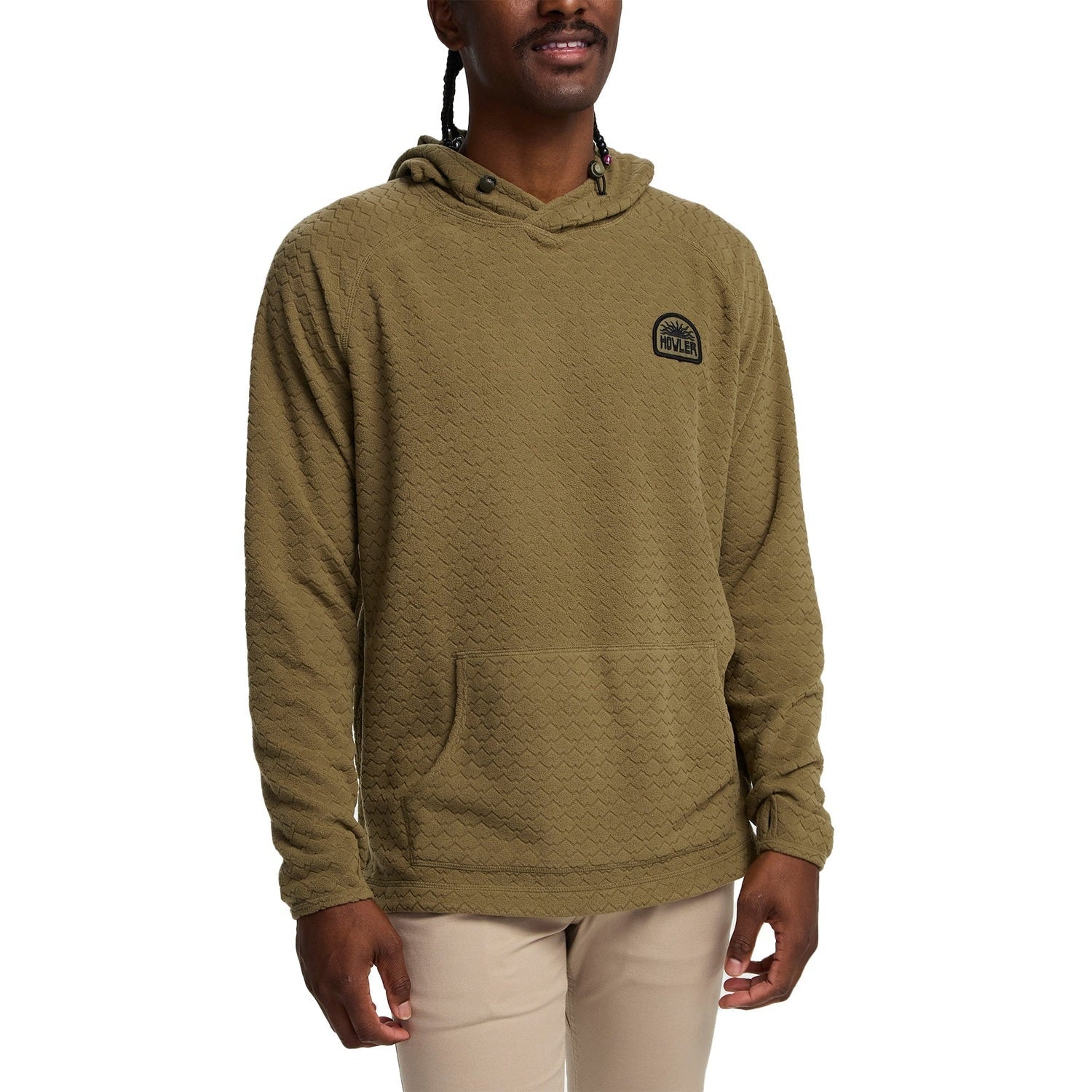 Men’s Palo Duro Grid Fleece Hoodie Howler Bros - MOUNTAIN