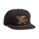 Unstructured Snapback Hat Howler Bros - OSPREY PREY | BLACK