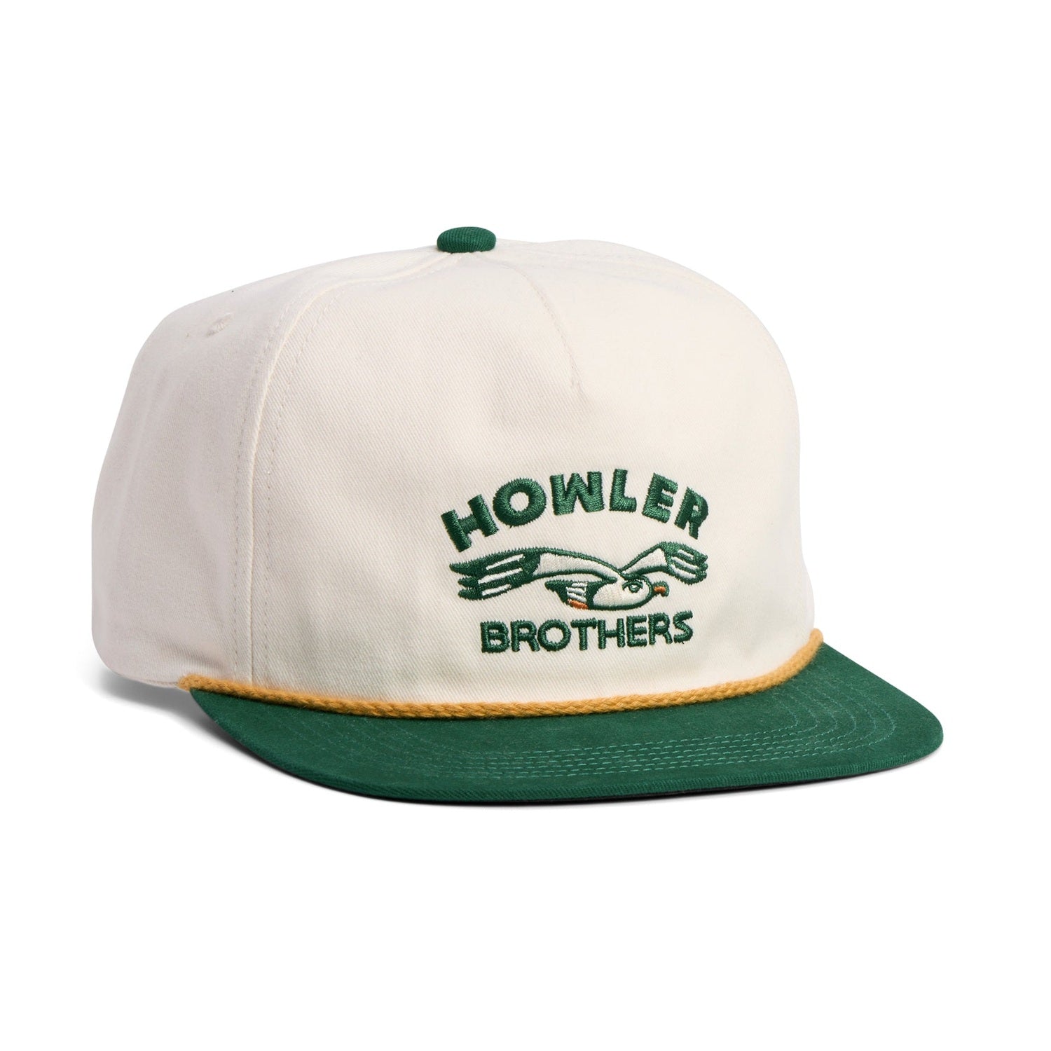 Unstructured Snapback Hat Howler Bros - SEAGULL | WHITE