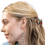 Gia Hair Clip Petite Ink + Alloy
