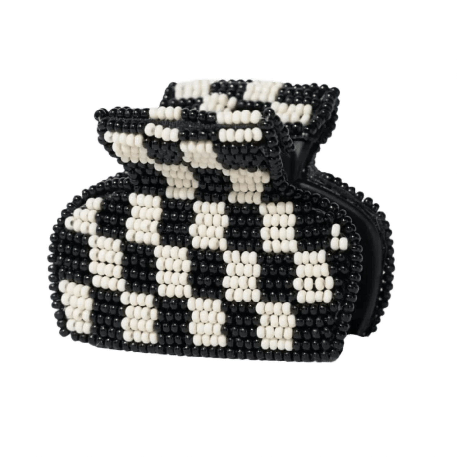 Gia Hair Clip Petite Ink + Alloy - BLACK WHITE