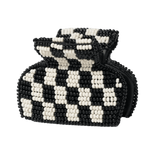 Gia Hair Clip Petite Ink + Alloy - BLACK WHITE