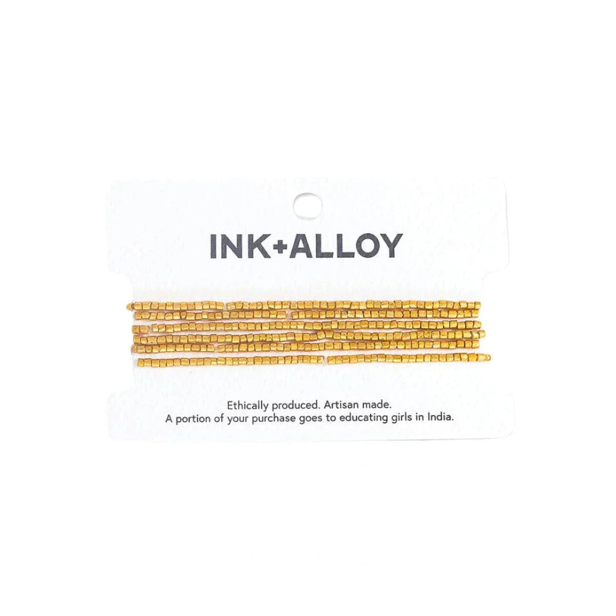 Macy 6 Strand Ink + Alloy - GOLD