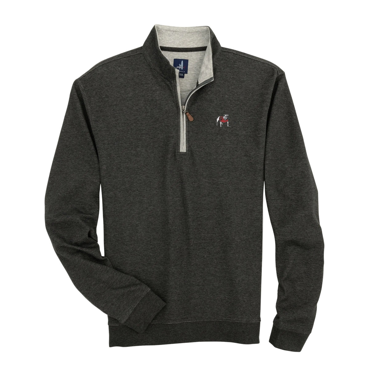Men’s UGA Sully Quarter Zip Pullover johnnie-O - HEATHER