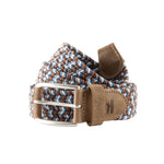 Cotton Stretch Belt johnnie-O - BROWN/BLUE / S