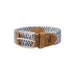 Cotton Stretch Belt johnnie-O - LIGHT BLUE|NAVY / S