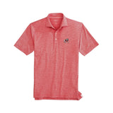 Lyndonn UGA Striped Jersey Performance Polo johnnie-O - RED