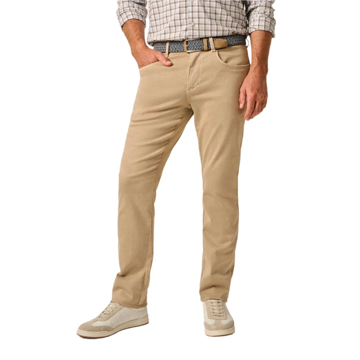 Men’s Carmel Sateen 5-Pocket Pants johnnie-O - KHAKI / 30x30