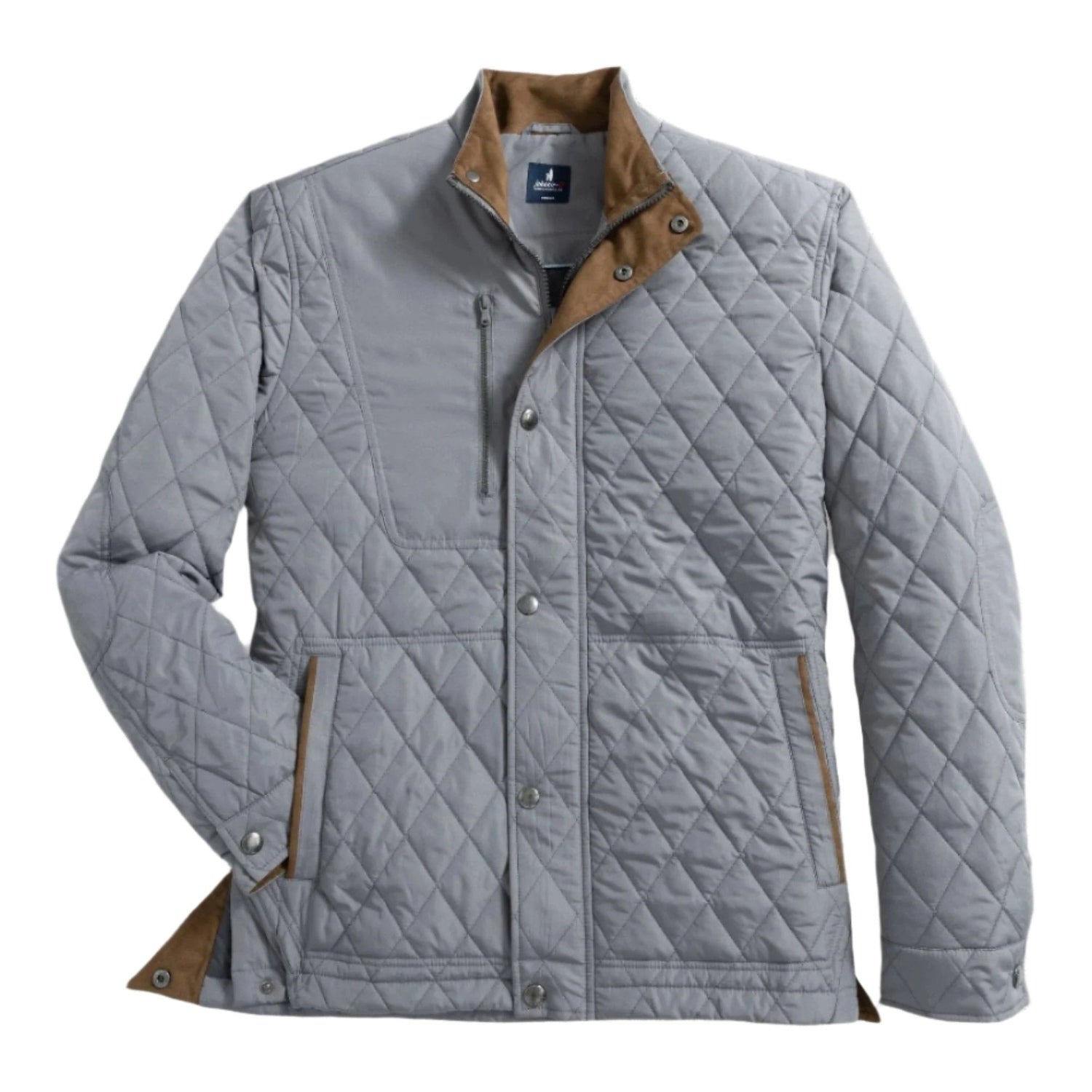 Men’s Juno Quilted Snap Jacket johnnie-O - CONCRETE / S
