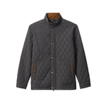 Men’s Juno Quilted Snap Jacket johnnie-O - DARK GRAY / S