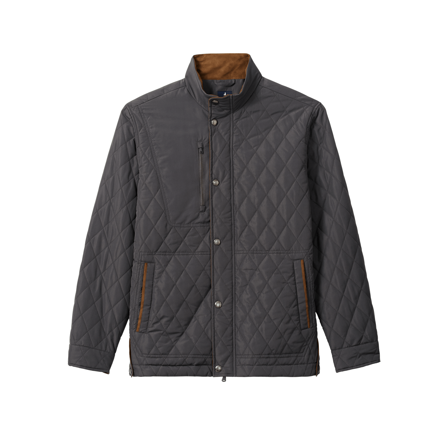Men’s Juno Quilted Snap Jacket johnnie-O - DARK GRAY / S
