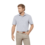 Men’s Lyndonn Striped Polo johnnie-O - HEATHER TWILIGHT / S
