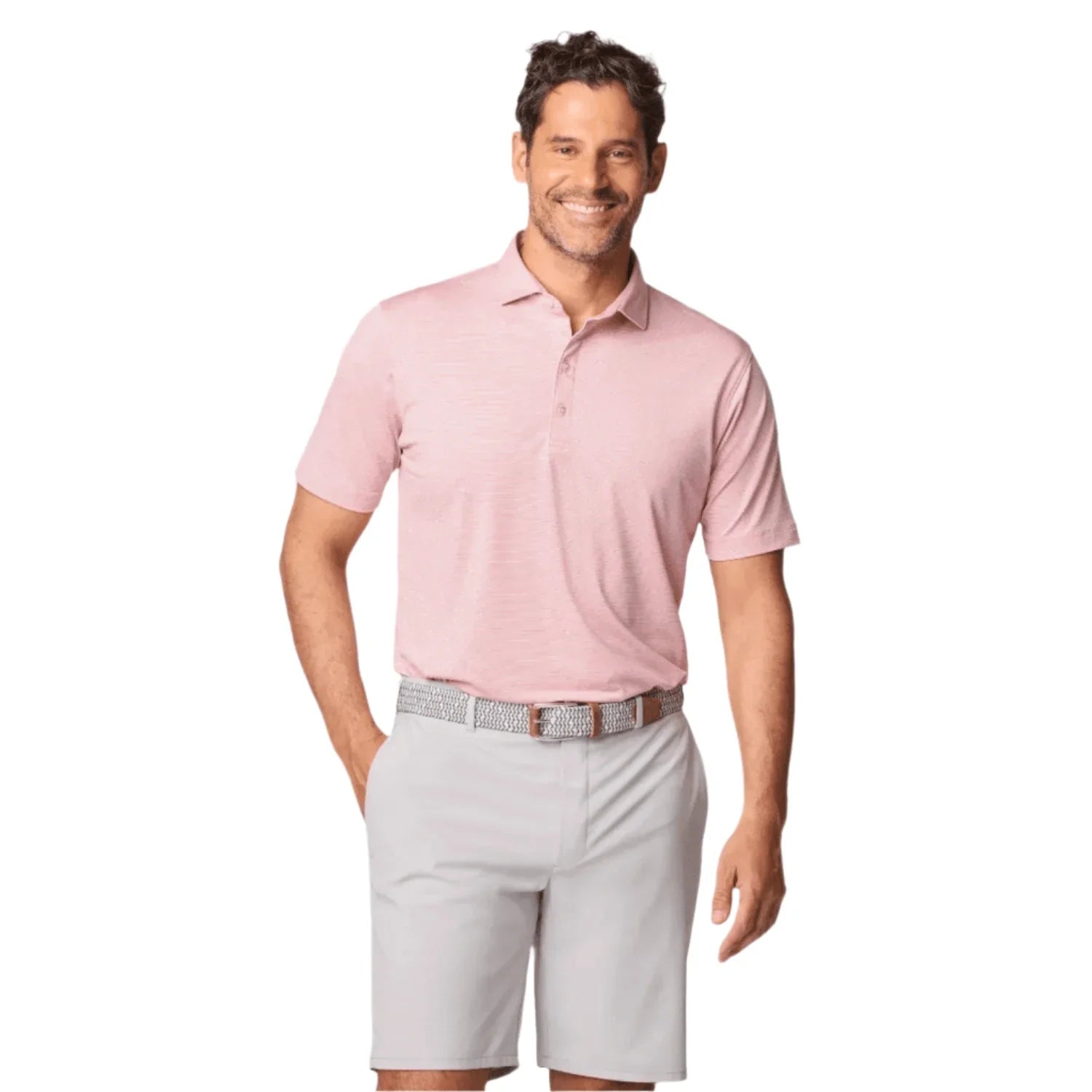 Men’s Michael Performance Polo johnnie-O - PORTO PINK / S