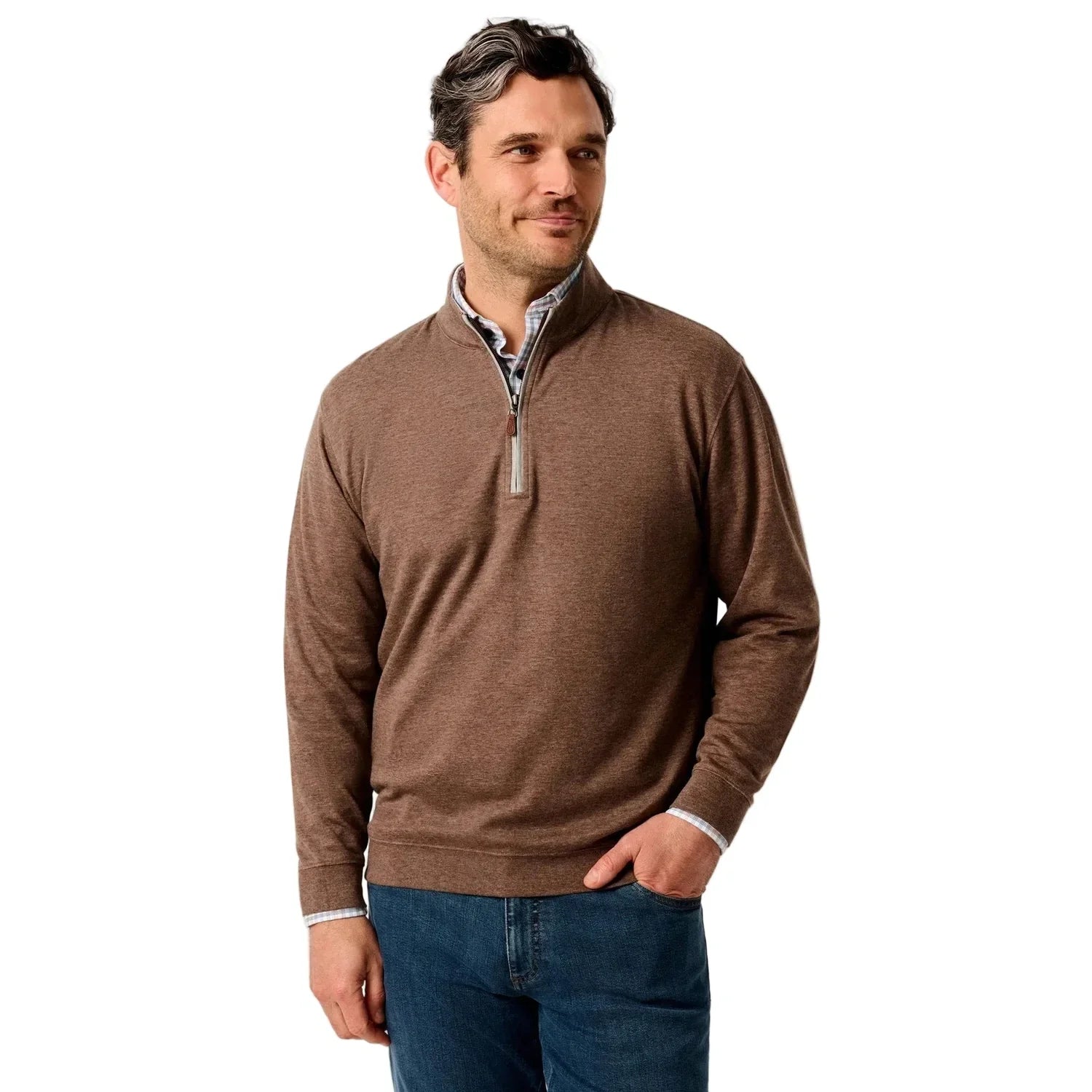 Men’s Sully 1/4 Zip Pullover johnnie-O - GRIZZLY / S