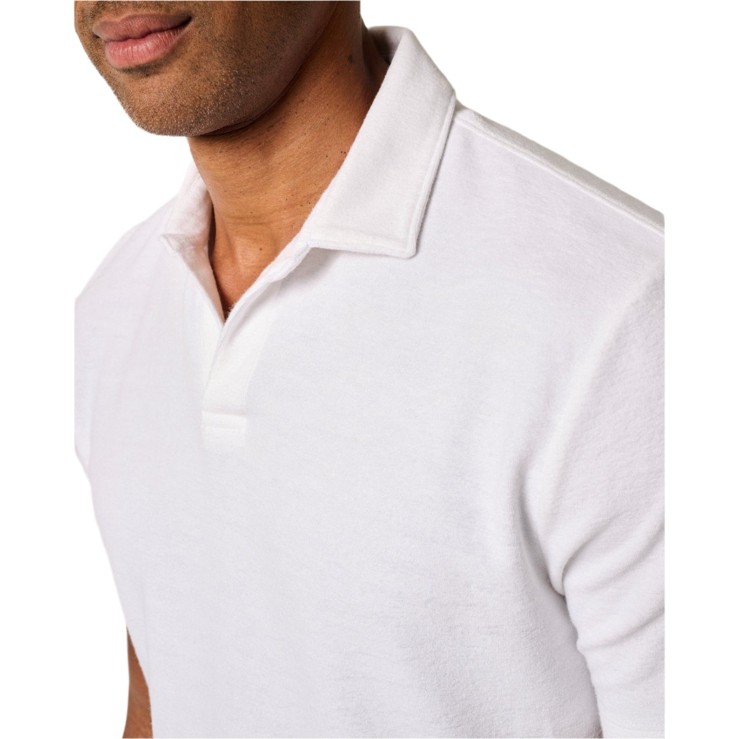 Men’s Terry Johnny Collar Polo - Frankie johnnie-O