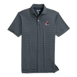 Men’s Georgia Beau Striped Performance Jersey Polo