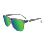Fast Lanes Sport Knockaround - CLEAR GREY | GREEN MOONSHINE