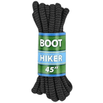 Alpine Boot Laces Liberty Mountain - BLACK / 45in
