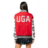 Women’s UGA Bomber Jacket Queen of Sparkles