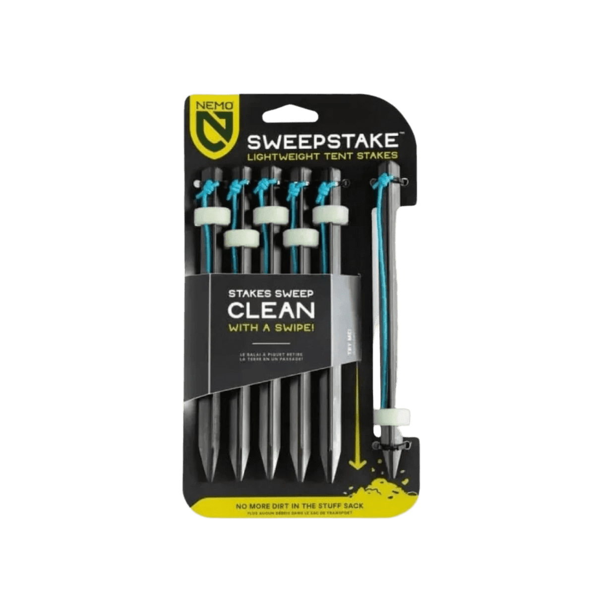 Sweepstake Lightweight Tent Stakes 6-Pack Nemo