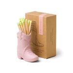 Cowboy Boot Match Holder Paddywax - PINK