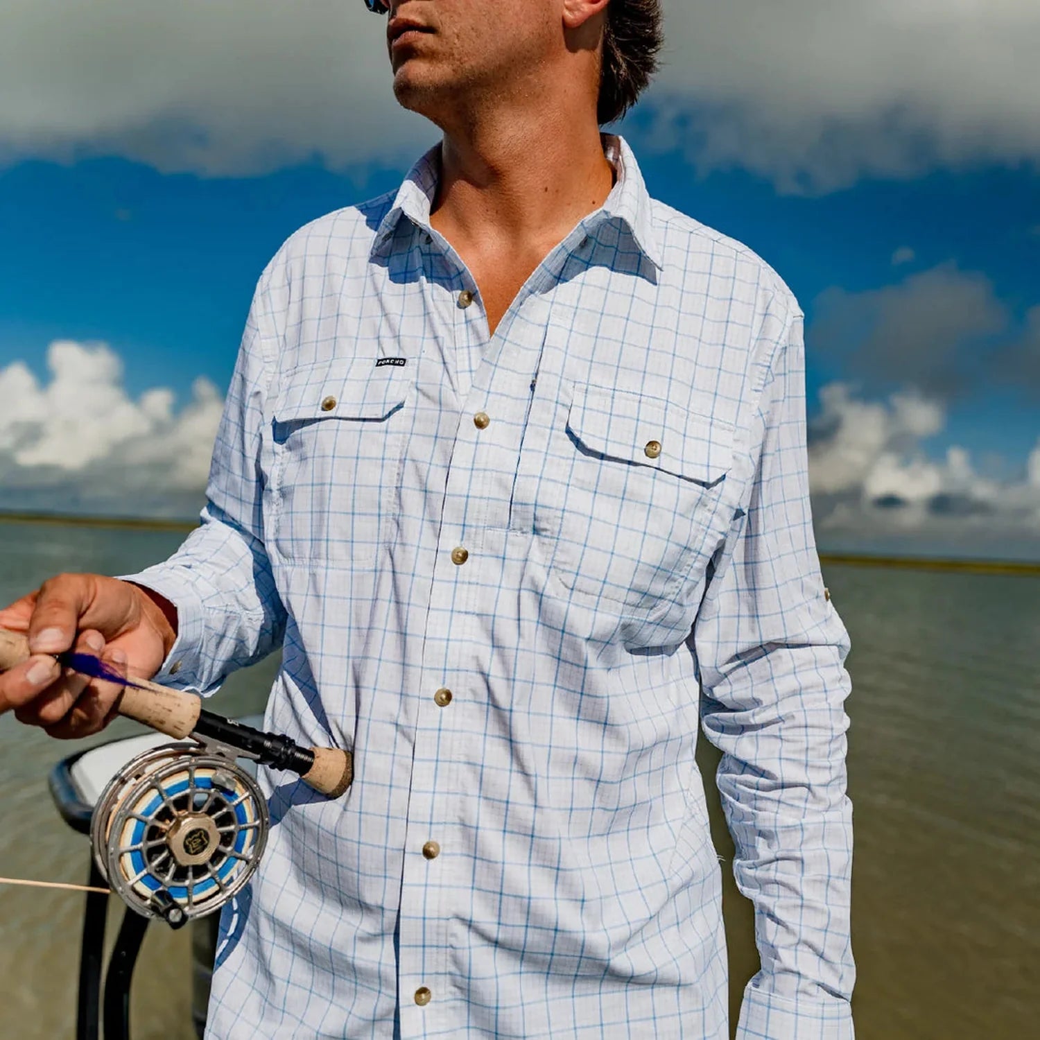 Men’s Original Shirt Long Sleeve Poncho Outdoors