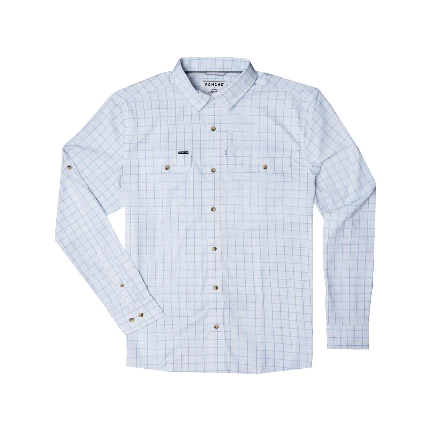 Men’s Original Shirt Long Sleeve Poncho Outdoors - ANDROS