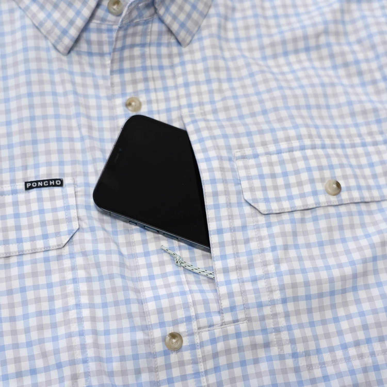 Men’s Original Shirt Long Sleeve Poncho Outdoors