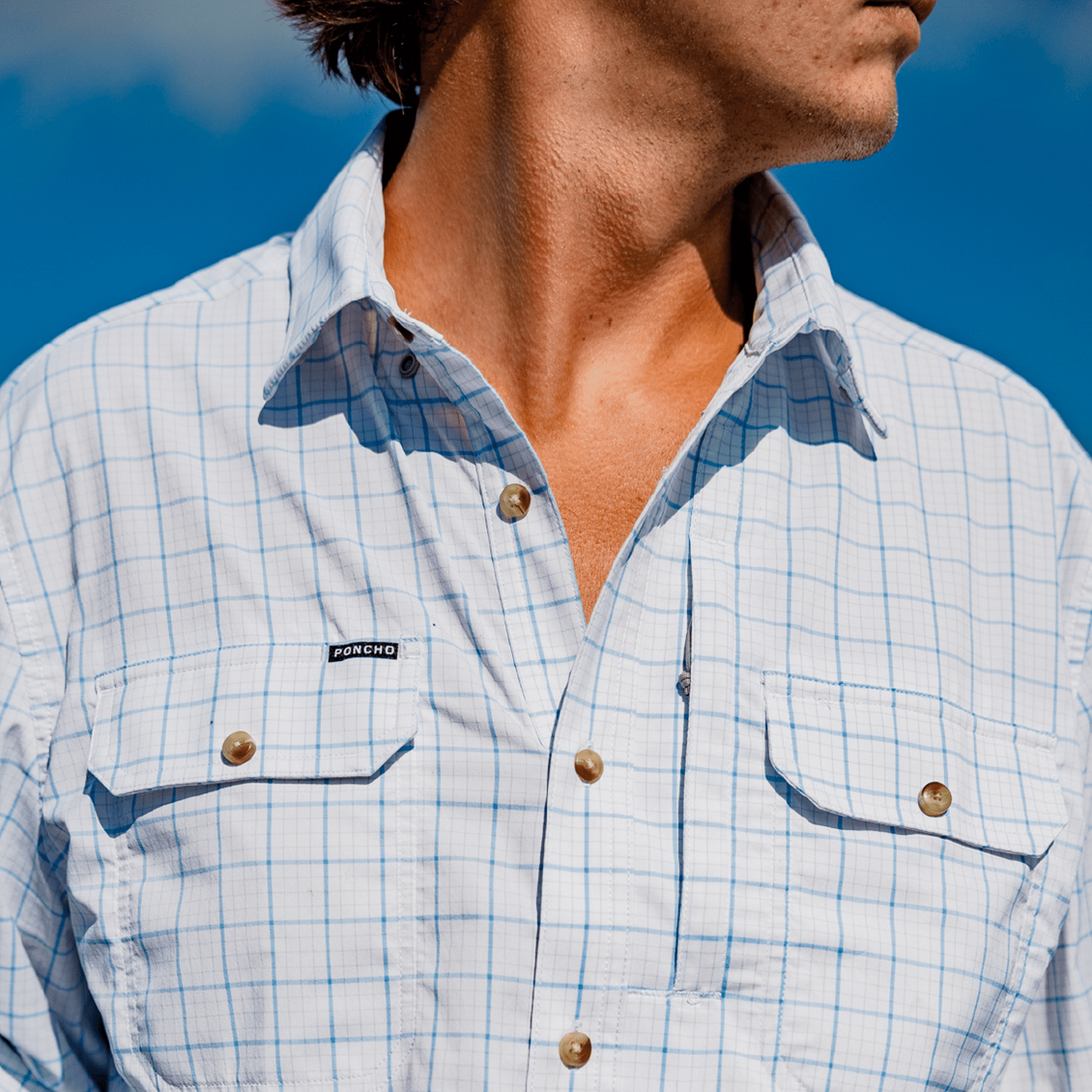 Men’s Original Short Sleeve Poncho Outdoors