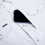 Men’s Western Pearl Snap Shirt Short Sleeve Poncho Outdoors