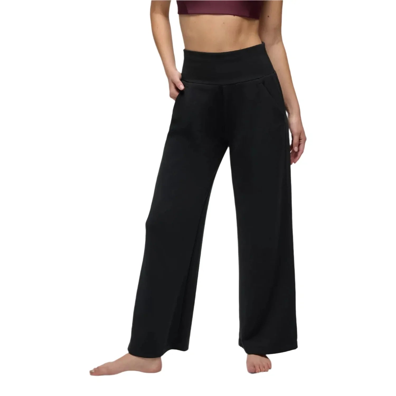 Women’s Shea Hot Spell Wide Leg Pant prAna - 001 BLACK / XS
