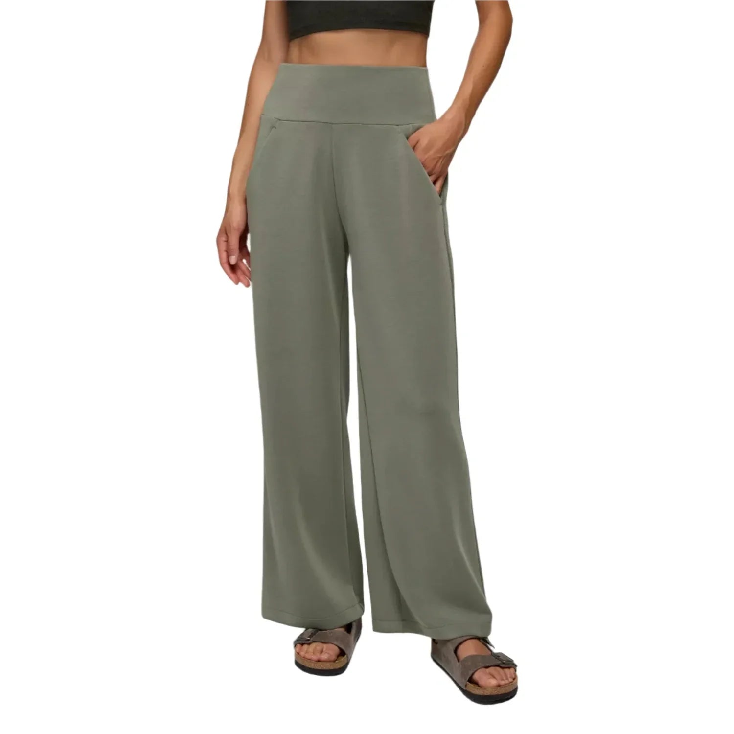 Women’s Shea Hot Spell Wide Leg Pant prAna - 300 THYME / XS