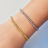 PV Harper Round Bead Stretch Bracelet Pura Vida - GOLD